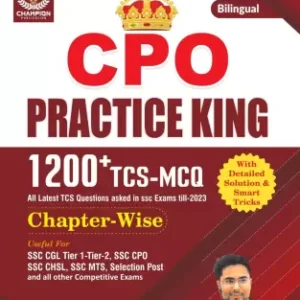 CPO Practice King 1200+ TCS MCQ Chapterwise Bilingual Book Gagan Pratap Sir