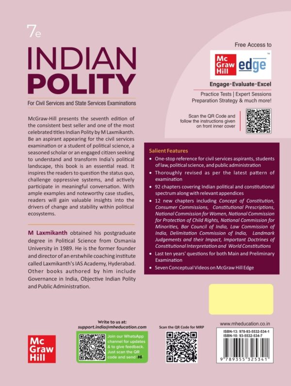 Indian Polity (English) by M Laxmikanth for UPSC CSE 2025 | 7th edition (latest) | - Image 5