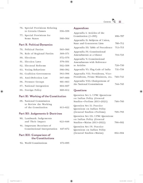 Indian Polity (English) by M Laxmikanth for UPSC CSE 2025 | 7th edition (latest) | - Image 3