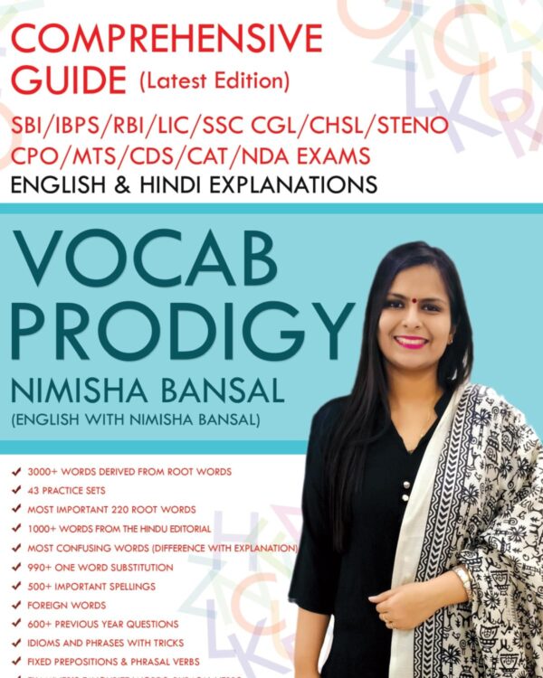 VOCABULARY PRODIGY - ENGLISH WITH NIMISHA BANSAL