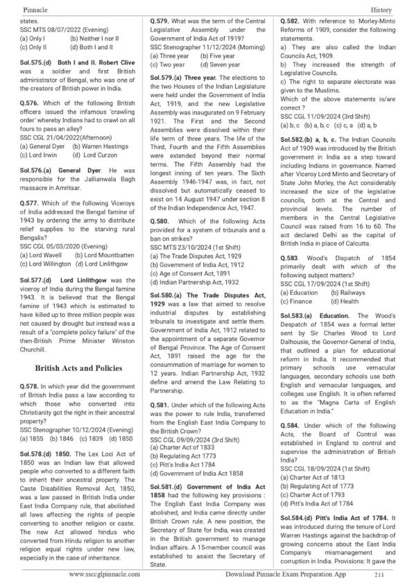 Pinnacle SSC General Studies 6500+ TCS MCQ chapter wise with detailed explanation | 7th edition | english medium - Image 5