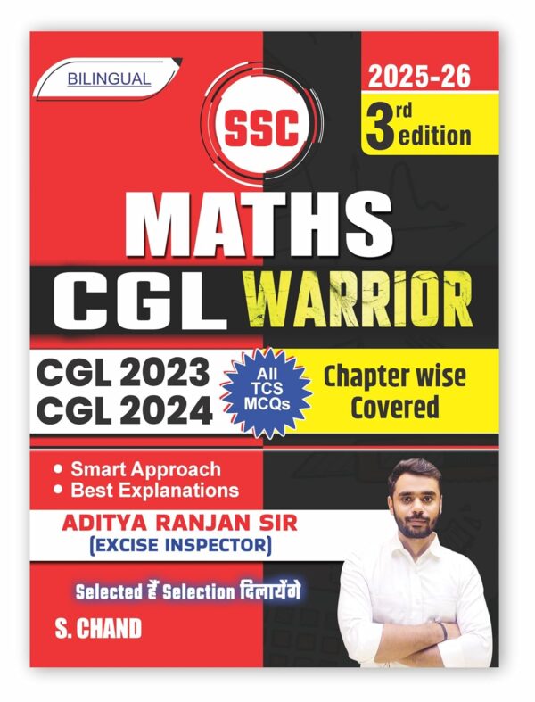 Aditya Ranjan Sir SSC Maths CGL Warrior 3rd Edition (2025 - 2026) | In English & Hindi Medium | Bilingual |