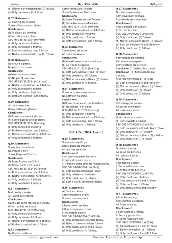 Pinnacle SSC Reasoning 7200 TCS MCQ chapter wise with detailed explanation & short tricks | 7th edition | english medium | - Image 2