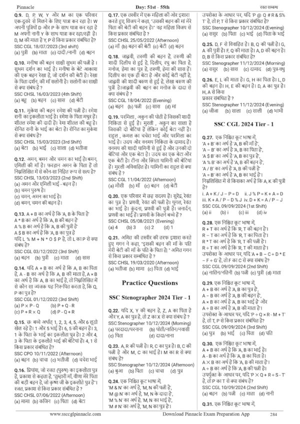 Pinnacle SSC Reasoning 7200 TCS MCQ Chapter wise with detailed explanation & short tricks | 7th edition | Hindi medium | - Image 2